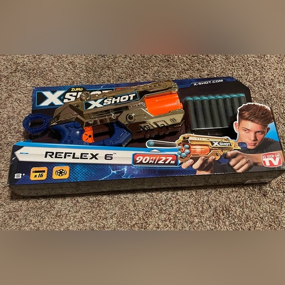X-shot excel royale edition reflex 6 foam dart blaster combo pack (16 darts) - Picture 1 of 1